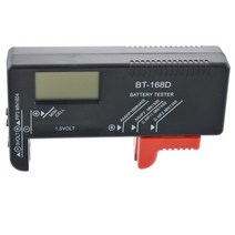 건전지측정기 bt-168 pro 168d 디지털 배터리 용량 테스터 범용 배터리 테스터, 협력사, bt168d 11.3x6.4x3cm