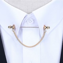 카라 클립 카라핀 넥타이핀 브로치 3-넥타이카라핀-골드