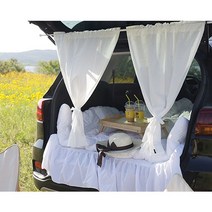 14시이전 당일출고! 캠핑용 감성 차박커튼 트렁크커튼 2p 1세트 15종컬러, 04.미니체크그레이, 2장