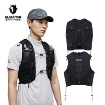 블랙야크 트레일러닝 조끼 백팩 소형 러닝 바이크 등산가방 알파인런EX 2BYKSX2904, BLACK