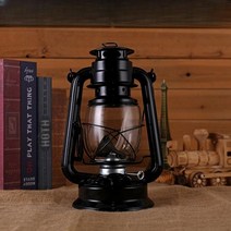 캠핑 랜턴 레트로 집들이선물 텐트밖은유럽무드등 호롱불 작업등 캠핑등 호즈키 소품, 블랙(30cm)