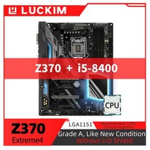리퍼비쉬 Z370 Extreme4 마더보드 LGA1151 i7-9700K 세트 키트 (프로세서 포함), 01 마더 보드