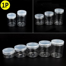 납작 플라스틱 투명 보관용기, 7cm - 250ml