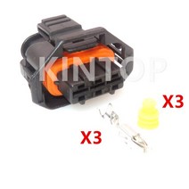 링브로워 유선송풍기 산업용 블로어 엔진 BLOWER 공업용환풍기 1 세트 3 핀 1928404073 1928403110 1928403966 자동차 캠축 센서 배선 하네스 소켓 방수, [01] 1 Set Female