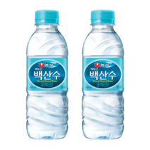 백산수 330ml 유라벨 500ml 무라벨 그린생수 CUMBO, 20개