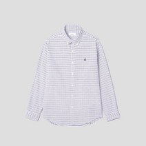 빈폴 22FW[BC2964A264][SLIM] 애쉬 코튼 브러쉬드 옥스포드 윈도우 체크 셔츠