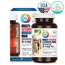 미국 어보틀 멀티 비타민 미네랄 맥스 90캡슐 3개월분 비오틴 엽산 마그네슘 아연 셀레늄 복합, 단품