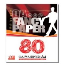 두성/OA팬시페이퍼 80g A4/OA용지 색상지, P58미색