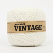 [슬로우플로우] 램스울 빈티지 50g 보카시 컬러 고급 lambs wool, 01 아이보리, 1개