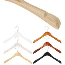 원목옷걸이 나무 베이직2 정장상의 여자 (5개), (지당), 5개입