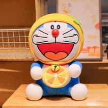 도라에몽 피규어 굿즈 빼빼로데이 선물 장난감 로봇 고양이 인형, 오렌지 퍼스트, 오리지널 9인치【도라에몽 올뉴 시리즈】cm