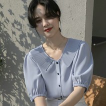 MOSAIRATION여성 찰랑 반팔 베이직셔츠 남방