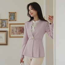 OTO039 쥬얼 페플럼 노카라 자켓