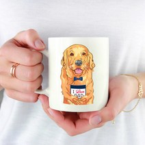 사랑해요아빠 로고머그컵 특별한머그 리트리버, 오른쪽