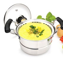 쭈bapha_키친아트 계란찜 냄비 16cm 다용도 스텐 가용용기 찜기 도만능 계란 스팀 올스텐♥LtMS, 상품이잘팔려요!, ♥myside!