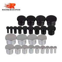 8mm-32mm 합금 알루미늄 플러그 블로우 오프 밸브 bov 블랭킹 플러그 실리콘 호스 블랭킹 플러그 8 10 12 14 16 18 20 22 28 30 32, 14mm 블랙