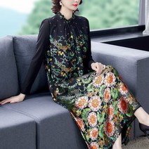 공감인 봄 가을 엄마 원피스 중년 여성 40-50대 동창회옷 모임룩38-41566