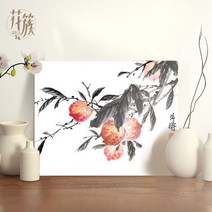 나비 매화 모란 봄꽃 나무 명화 대형 유화그리기 벚꽃 동양화, 60x75cm_도구포함, 5211