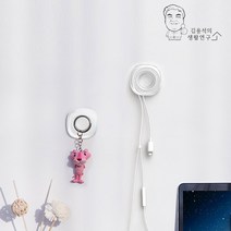 김용석생활연구소 무타공 투명 흡착판 벽부착 주방 사무실 자동차, 사각형, 1개