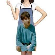 패브릭소파청소 17 장 Jeonghan 프린트 주방 요리 베이킹 앞치마 홈 클리닝 68x95cm 옥스포드 패브릭 여성용 남성용 델란 코시나, [10] 9, [02] 68x95cm