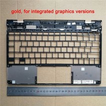 [해외] HP ENVY 13AD 용 노트북 키보드 프레임 팜 레스트 하우징 TPNI128 상단 쉘 LCD 백 쉘 윗면 덮, CC gold