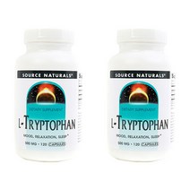 소스내츄럴스 L-트립토판 500mg 캡슐, 120정, 2개