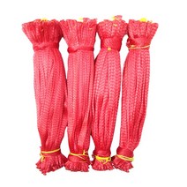 과일망 포장용 수박망 그물망 메쉬망 사과 배 포도, 100 레드 중간 두꺼운 로프 40cm