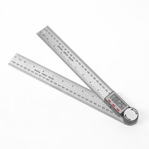 360도 30cm 디지털 각도기 산업용 스틸자 각도측정기