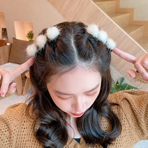 디어쇼룸 밍크송송 이중클립 왕집게핀 2P 세트