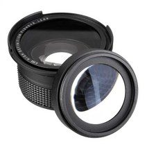 캠코더렌즈 카메라렌즈 Lightdow-어안 슈퍼 와이드 앵글 + 매크로 렌즈 52MM 0.35x 니콘 D7100 18-55mm, 01 Adaptall-2