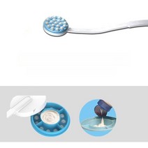 등로션 바르기 셀프 바르미 혼자 등 바디 로션 연고 바르는 도구, 핸들 브러시