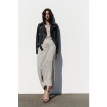 독일 자라 ZARA 인조 가죽 바이커 재킷 100119