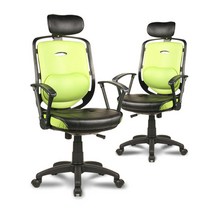 체어포커스 뉴 타이탄 하트요추 학생/사무용의자, 그린