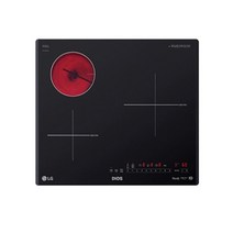 LG DIOS 하이브리드 전기레인지 BEY3GST2A(프리스탠딩15cm포함 3버너)