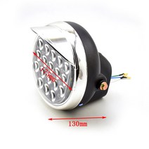 12V - 80V 오토바이 LED 수정된 슈퍼 밝은 강한 빛 48V 60V 72V 전기 세발 자전거 ATV UTV Go karting, 03 66 bead LED Light