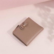 클루 클루 NC14 어텀리본 카멜 브라운반지갑 CLAB19912SNL (8073387A)