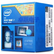 파워딜 인텔 프로세서 I7 4790K 박스형 4.0 GHz LGA1150 쿼드 코어 100% 제대로 작동 데스크탑, 한개옵션0