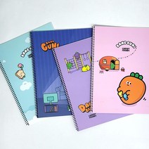 메모장 원링노트 미니노트 스프링노트 모눈노트 학습플래너 라인노트 대학노트 학생노트 바인더노트, 야리쿠팡1 본상품선택