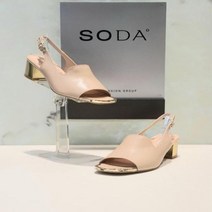 SODA여성토오픈슬링백통굽샌들FLD22902KA31베이지굽5CM송파점