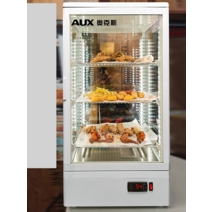 편의점 온장고 캔커피 온열장 우유 보온, 58리터블랙전자온도조절톱컬럼LED조명