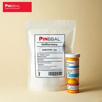 PINBBAL 핀빨 인젝터 3피스 비거리부스터 골프공 15개 라운딩 준비용 KIT, 1개
