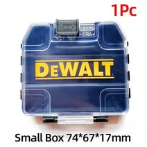공구걸이대 dewalt 드릴 부품 보관 상자 비트 홀더 배플 전력 도구 액세서리 공구, 블랙 작은 1pc