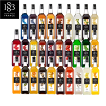 1883 시럽 1000ml 바닐라 카라멜 자몽 헤이즐넛 핑크 케인슈가 블루큐라소 모히또 피치 시럽펌프, 1883화이트초콜릿시럽, 1개