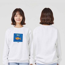 맞춤 동물 물고기 FISH 맨투맨 후드티