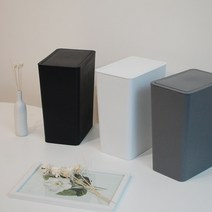 국민휴지통 10L 스윙 뚜껑 쓰레기통 다용도 분리수거, 그레이