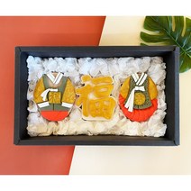 [수하련_전통비누]황금복한복비누선물세트, 쇼핑백+보자기포장, 하얀색(진주), A SET