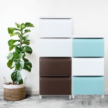 우림(주) 국산 DIY 조립식 서랍장 3단 4단(34형), 3단 서랍장-화이트