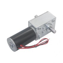 웜기어 감속기 모터 더블 샤프트 31ZY 영구 자석 DC 터빈 웜 기어 모터 12v24V 커튼 기계 빌보드, 03 12rmp_02 24V