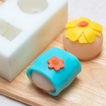 제이앤메이드 화과자 2구몰드 수제몰드, 민들레/물수선화