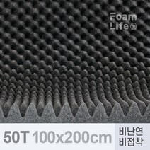 방음재 방음스펀지 비난연 비접착 50Tx1000x2000